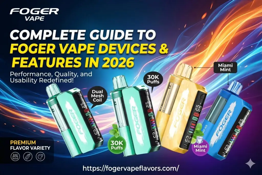 Complete Guide To Foger Vape Devices &Amp; Features In 2026 1 Foger Vape