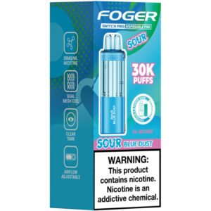 Sour Blue Dust Foger Switch Pro 30K Disposable Vape