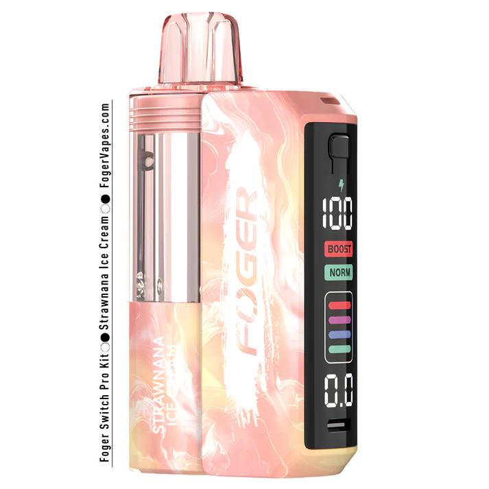 Strawnana Ice Cream Foger Switch Pro Kit 30K Puffs Disposable Vape 1 Strawnana Ice Cream Foger Switch Pro Kit 30K Puffs Disposable Vape